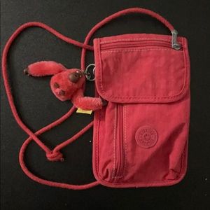 Kipling coral crossbody